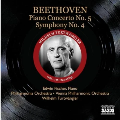 Afbeelding van Edwin Fischer, Philharmonia Orchestra, Wilhelm Furtwängler Beethoven: Symphony No.4, Piano Concerto No. (CD)