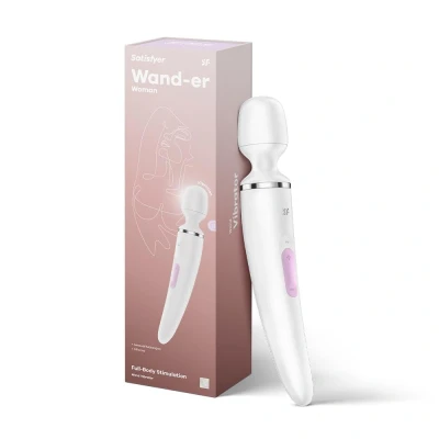 Afbeelding van Satisfyer Wand er Woman Wit