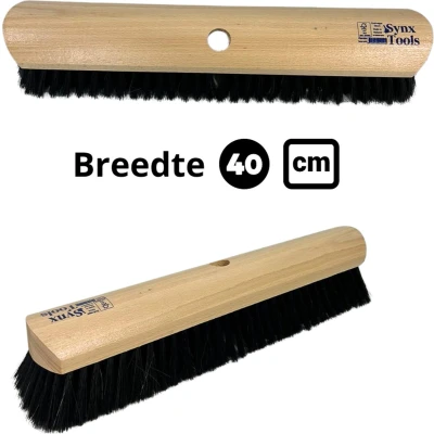 Afbeelding van Synx Tools Bezem Paardenhaar zaalveger 40cm Los