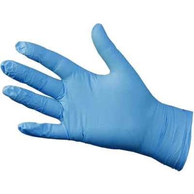Afbeelding van Romed Nitril handschoenen 100 stuks M Blauw Poedervrij en latexvrij