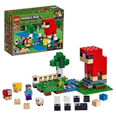 Afbeelding van LEGO Minecraft De Schapenboerderij 21153