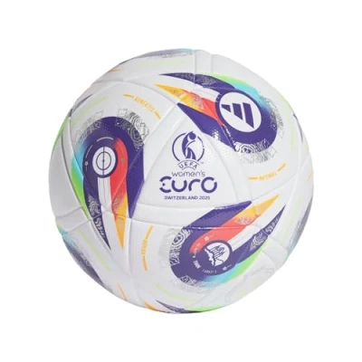 Afbeelding van adidas Performance EURO25 Unisex Voetbal, Maat: 5, White/pantone/lucid lemon