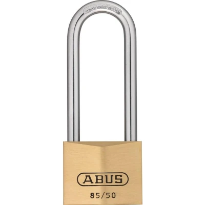 Afbeelding van Abus 85/50HB80 messing hangslot met hoge beugel gelijksluitend 50 mm