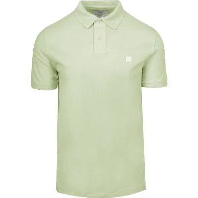 Afbeelding van King Essentials The Rene Poloshirt Sage Groen maat L heren met Modern fit Pasvorm Katoen