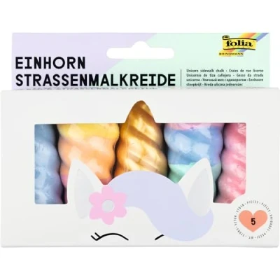 Afbeelding van Straatkrijt Eenhoorn Diverse Kleuren
