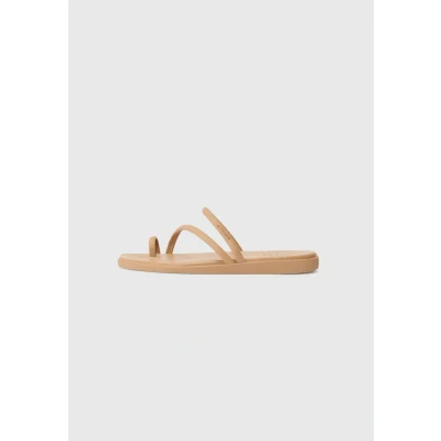 Afbeelding van Crocs Miami Toe Loop Sandal plateausandalen voor dames, Melkchocolade, 39/40 EU