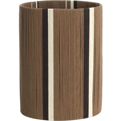 Afbeelding van Light &amp; Living Kap cilinder 30 40 cm MEDAN bruin+crème+donker bruin
