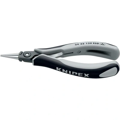 Afbeelding van Knipex 34 32 130 ESD Rondbektang Recht 135 mm