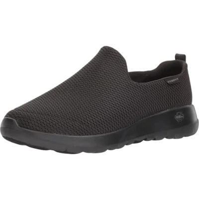 Afbeelding van Skechers Go Walk Max Athletic Air Mesh Slip On Walking Shoe wandelschoenen voor heren, Zwart Bbk