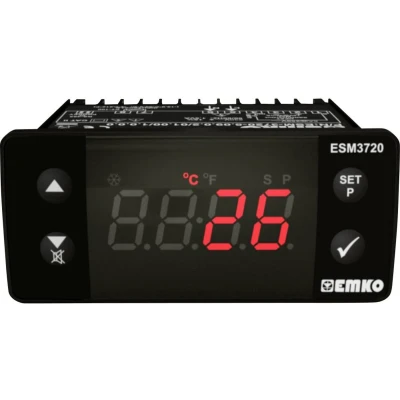 Afbeelding van Emko ESM 3720.5.11.0.2/01.00/1.0.0.0 Tweestanden en PID regelaar Temperatuurregelaar Pt100 50 tot 400 C SSR (l x b h) 65 76 35 mm