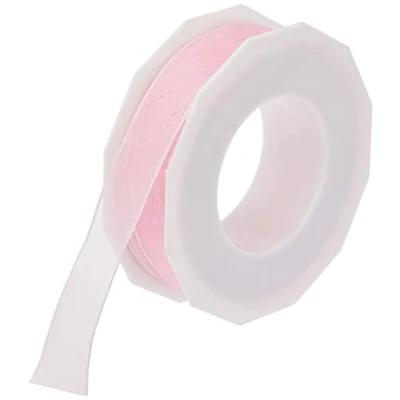 Afbeelding van Present Four Seasons Organza lint 25 mm x m, pioenroos