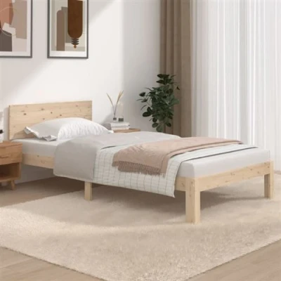 Image de vidaXL Cadre de lit sans matelas bois massif pin 100x200 cm283161