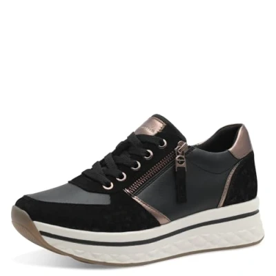 Afbeelding van TAMARIS Comfort Comfortabele damessneakers zwart 41 EU, zwart, zwart., EU