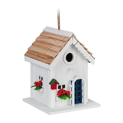 Afbeelding van Relaxdays, Decoratie voor buiten, Decoratief vogelhuisje