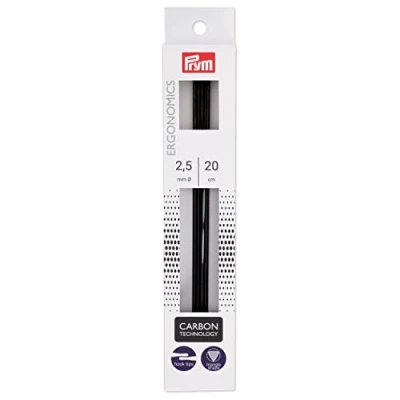 Afbeelding van Prym breinaalden, zwart, 2,5 mm