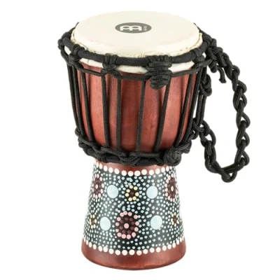 Afbeelding van Meinl Headliner Djembe HDJ8 XXS, 4 1/2&quot;, Flower Design