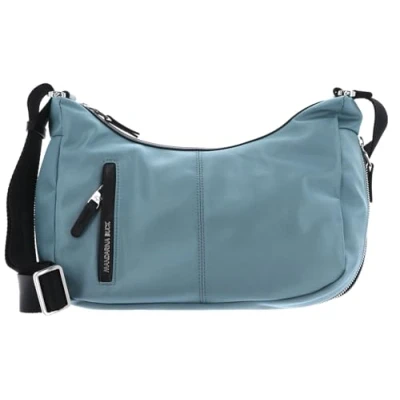 Afbeelding van MANDARINA DUCK Schoudertas Hunter Hobo Bag Smoke Blue Lichtblauw