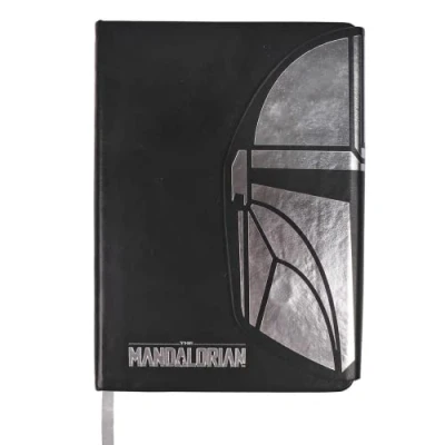 Afbeelding van Notitieboekje The Mandalorian Zwart A5