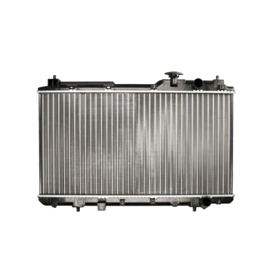 Afbeelding van THERMOTEC D74003TT Radiateur voor voertuigen met/zonder airco 669 350 16 Manuale / Automatische versnelling Koelribben mechanisch gelast