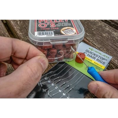 Afbeelding van Korum Big Fish Supersteel Allrounder Quickstop 4 Hair Rigs Barbless (8pcs) Maat : haak 10 0.28mm