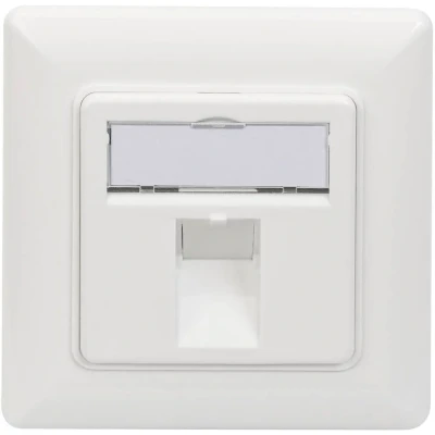 Afbeelding van Digitus DN 93811 Keystone houder Enkelvoudig Wit
