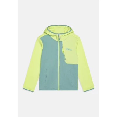 Afbeelding van Jack Wolfskin Actamic Grid Midlayer K Fleecejas, uniseks, kinderen