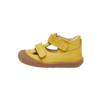 Afbeelding van Naturino Puffy Ballerina&#039;s met enkelbandjes voor kinderen, Maat: 20, Gold Leer