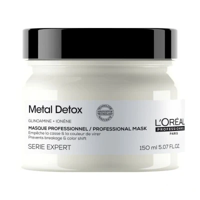 Afbeelding van L&#039;Oréal Professionnel Série Metal Detox Masker 150ml Voor Beschadigd Haar