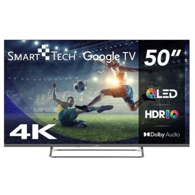 Afbeelding van Smart Tech QLED TV 4K UHD 50&#039; (126cm) 50QG02V Google 4xHDMI 2xUSB Dolby Vision Atmos