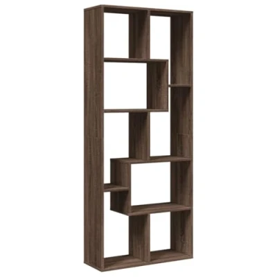 Afbeelding van vidaXL Kamerscherm / boekenkast 67x25x161,5 cm hout bruin eikenkleur