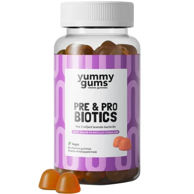 Afbeelding van Yummygums Pre &amp; Probiotica 30 Gummies