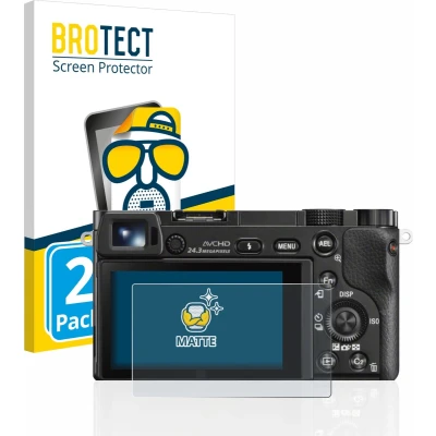 Afbeelding van BROTECT Screenprotector voor Sony Alpha 5000 / 6000 6400 Folie Beschermfolie matte (2 Stuks)