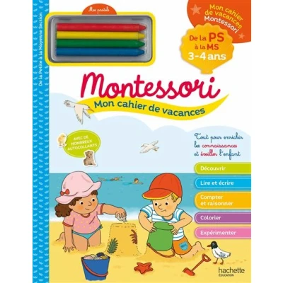 Image de Mon cahier De vacances Montessori 2025 la Petite à Moyenne Section