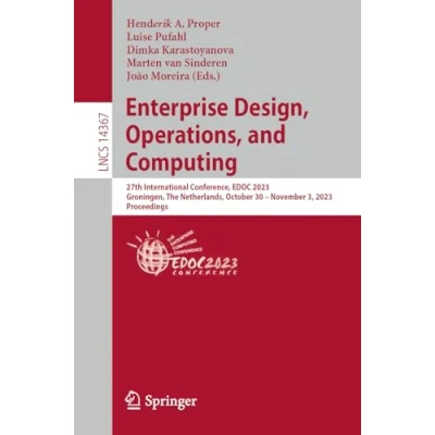 Afbeelding van Lecture Notes in Computer Science Enterprise Design, Operations, and Computing