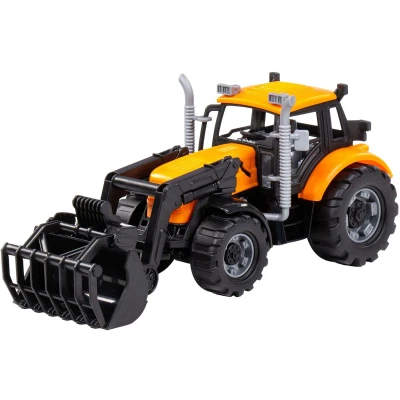 Afbeelding van Cavallino Tractor met Lader Geel, Schaal 1:32
