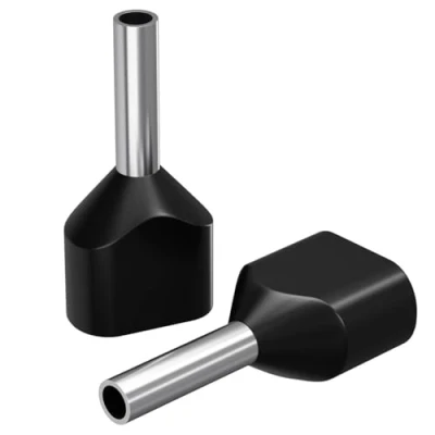 Afbeelding van 100 stuks 2 x 1,5 mm² 8 mm zwart