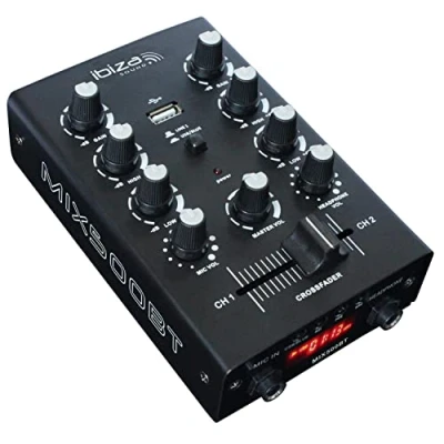 Image de IbizaSound MIX500BT mixeur analogique 2 canaux