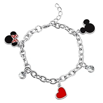 Afbeelding van Disney Minnie en Mickey BH00228RL 65, één maat, Zink, Geen edelsteen, edelsteen