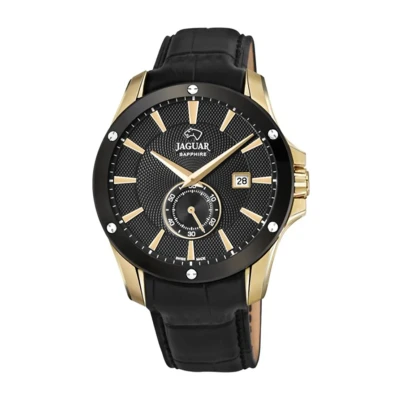 Afbeelding van Jaguar Acamar Horloge, Heren, Maat: One Size, Black