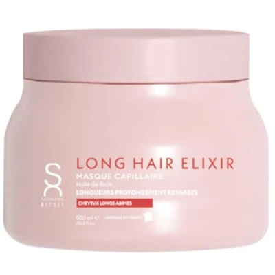 Afbeelding van Sacha Care Rituel Long Hair Elixir Masque capillaire à l&#039;huile de ricin pour des cheveux brillants, revitalisés et forts, nourrissant intensément sains, 500 ml