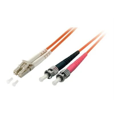 Image de equip Pro Cordon de raccordement mode unique ST (M) pour LC 15 m fibre optique duplex 9 / 125 micromètres OS2 sans halogène jaune