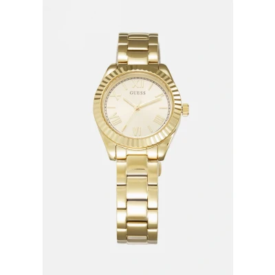 Afbeelding van Guess MINI LUNA Horloge goldcoloured, Dames, Maat: One Size, Gold coloured