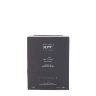 Afbeelding van DEPOT 807 DEEP RELAXING FACE MASK 12pz Kalmerend, hydraterend en voedend gezichtsmasker