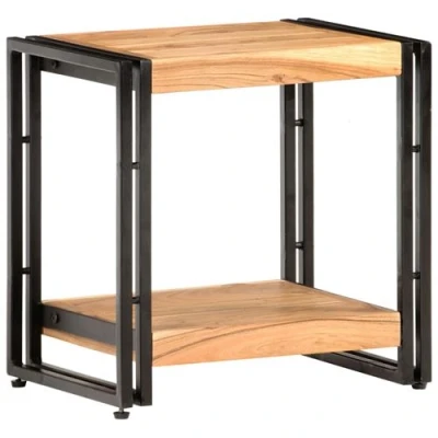 Afbeelding van Bijzettafel 40x30x40 cm massief acaciahout