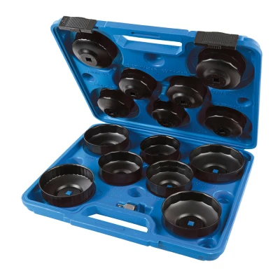 Afbeelding van Silverline 15 delige oliefiltersleutelset 65 93 mm