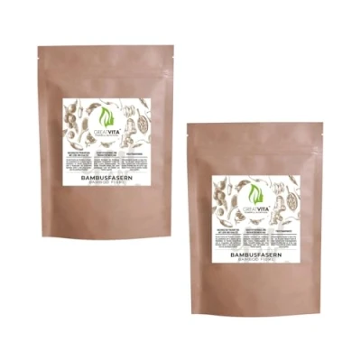 Afbeelding van GreatVita Bamboevezels 1600 g Premium kwaliteit Koolhydraatarm Bamboemeel