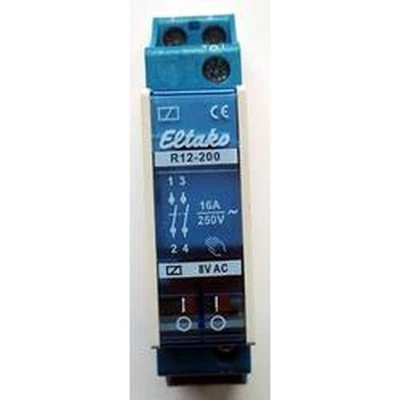 Afbeelding van Eltako 22200010 Schakelrelais Nominale spanning: 8 V Schakelstroom (max.): A 2x NO 1 stuk(s)