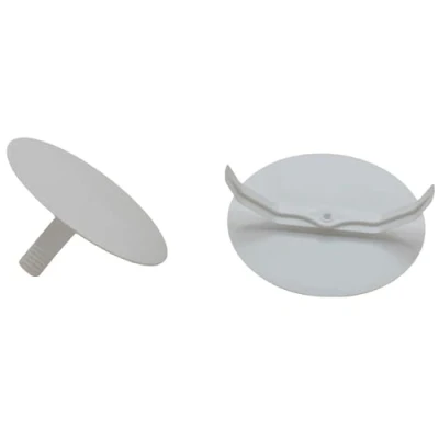 Afbeelding van O4L Set van 10 witte ronde veerdeksels Ø 85 mm voor inbouwdozen 70