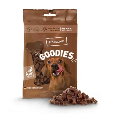 Afbeelding van Chewies hondensnacks training Mini Wild Enkel 125 g Suikervrije met hoog vleesgehalte Ideaal als traktatie voor je hond