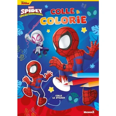 Image de Marvel Spidey et ses amis extraordinaires Colle colorie (Spidey grimpe)